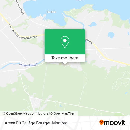 Aréna Du Collège Bourget map