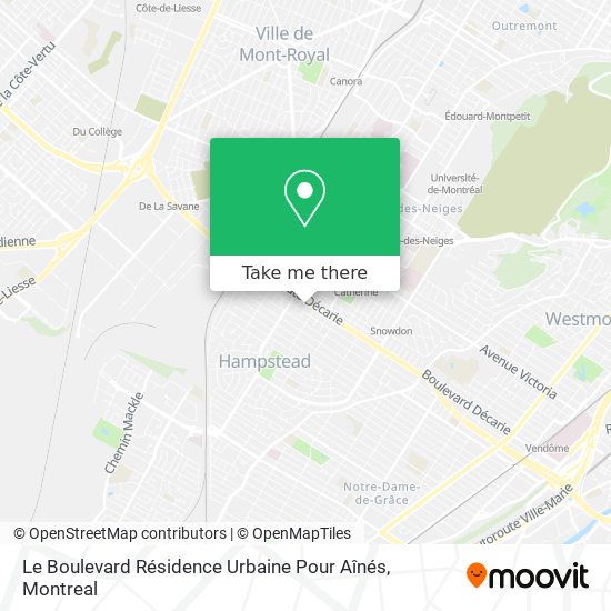 Le Boulevard Résidence Urbaine Pour Aînés map