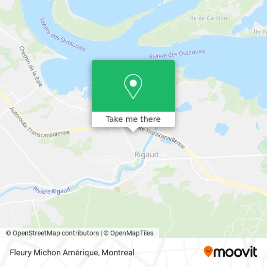 Fleury Michon Amérique map