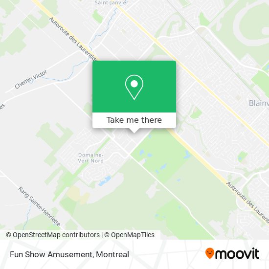 Fun Show Amusement map