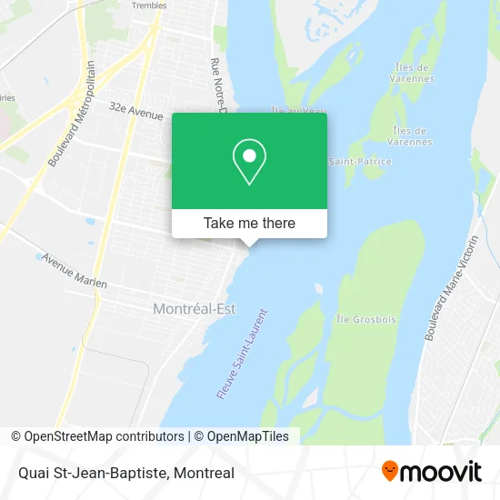 Quai St-Jean-Baptiste map