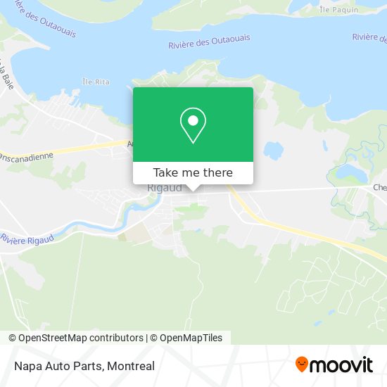 Napa Auto Parts map