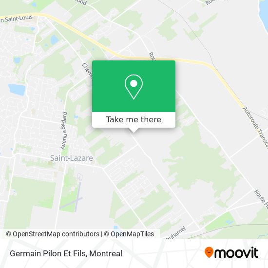 Germain Pilon Et Fils map