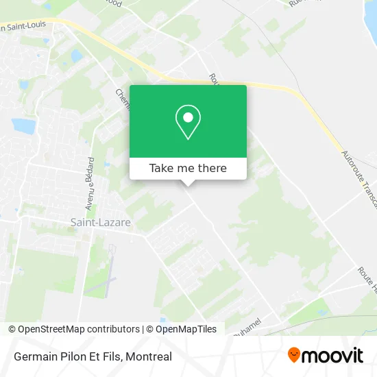 Germain Pilon Et Fils map