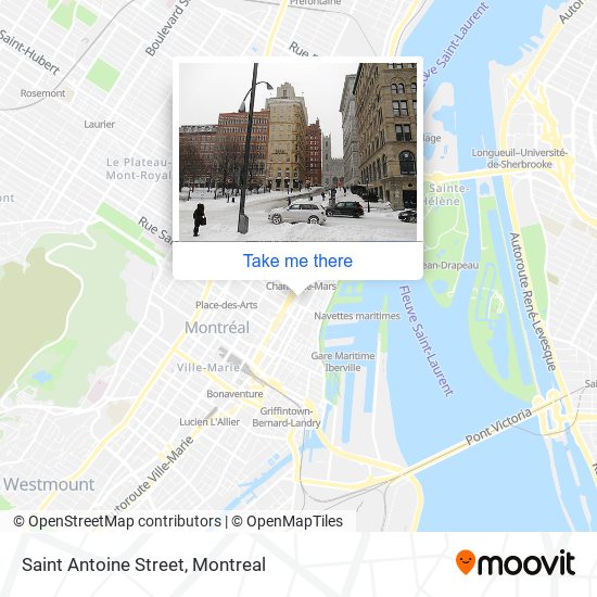 Saint Antoine Street map