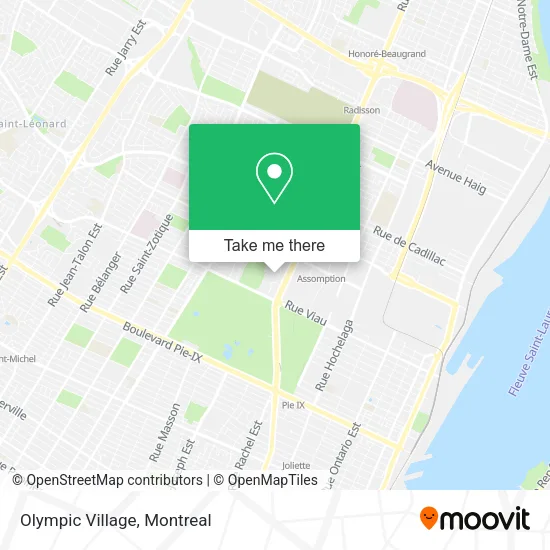 Olympic Village map