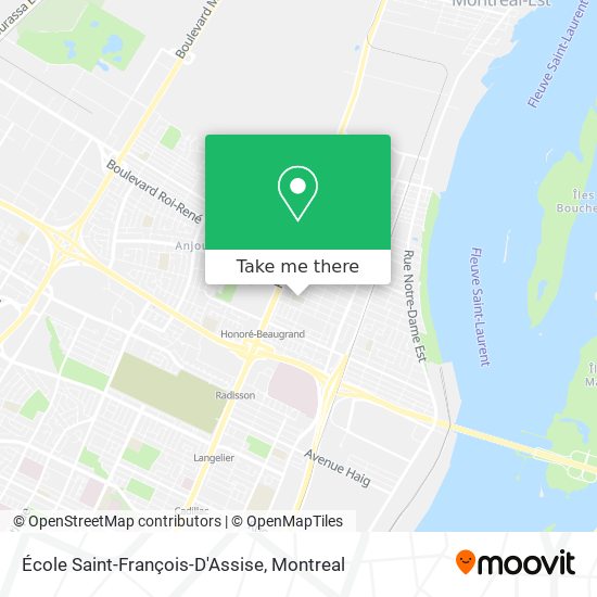 École Saint-François-D'Assise map