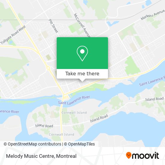 Melody Music Centre map