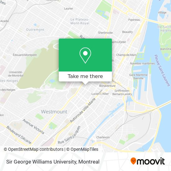 Sir George Williams University map