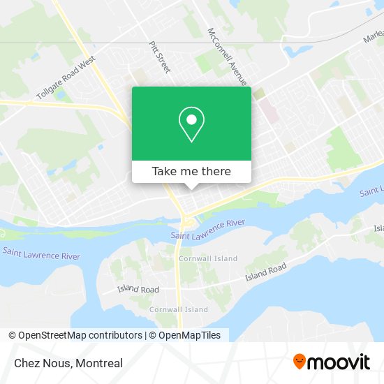Chez Nous map