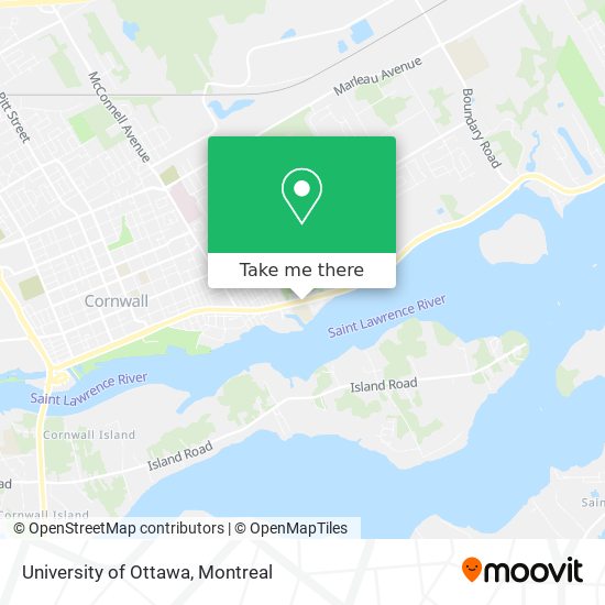 University of Ottawa map