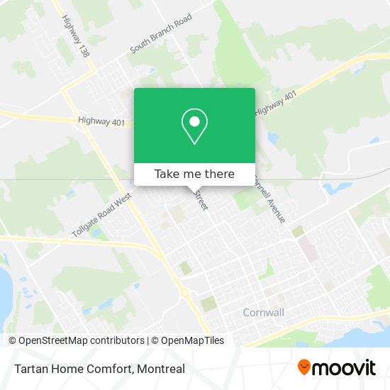 Tartan Home Comfort map