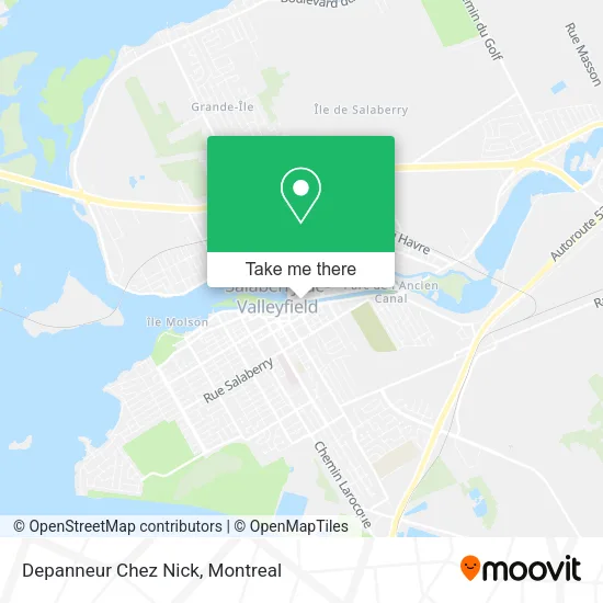 Depanneur Chez Nick map