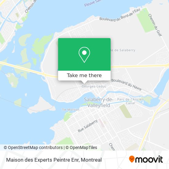 Maison des Experts Peintre Enr map