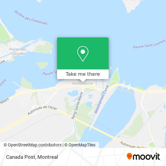 Canada Post map