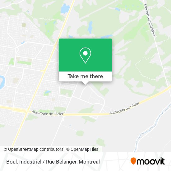Boul. Industriel / Rue Bélanger map