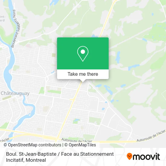 Boul. St-Jean-Baptiste / Face au Stationnement Incitatif map