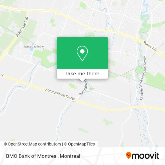 BMO Bank of Montreal map