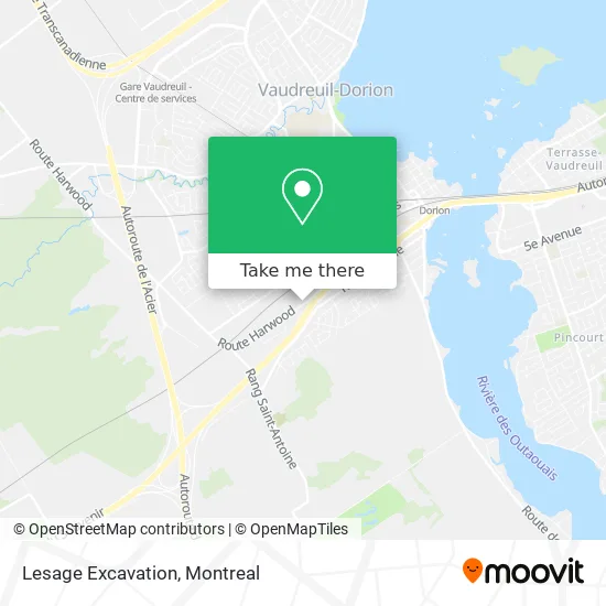 Lesage Excavation map