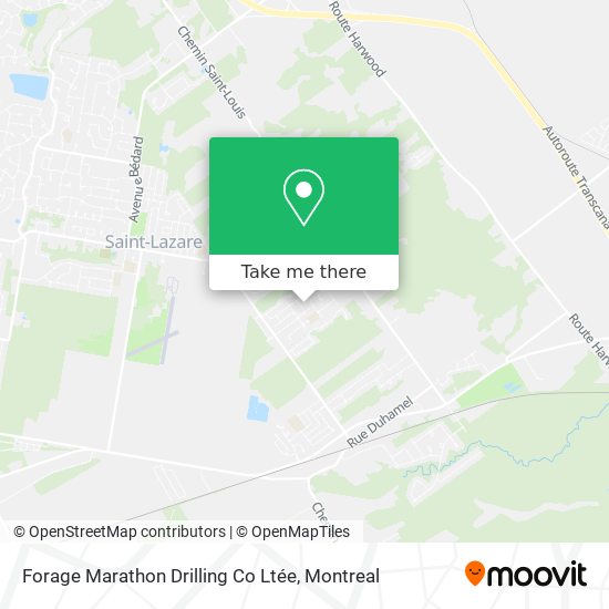 Forage Marathon Drilling Co Ltée map