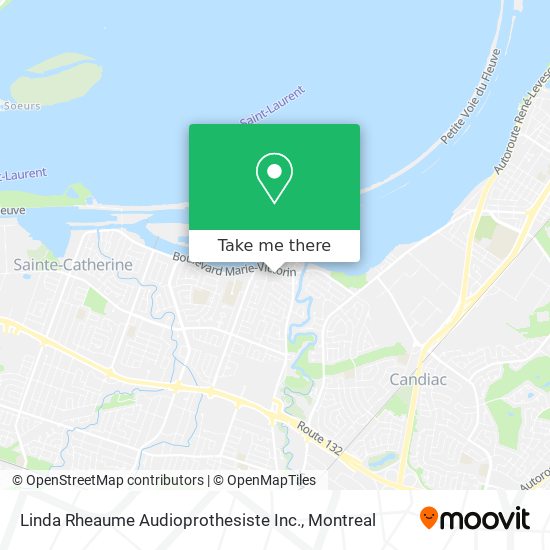 Linda Rheaume Audioprothesiste Inc. map