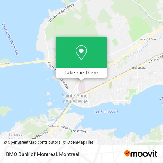 BMO Bank of Montreal map