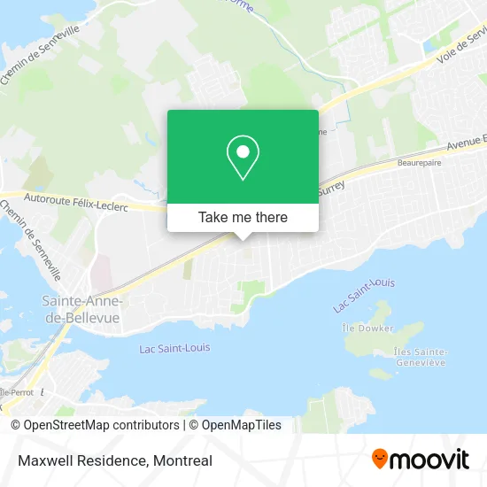 Maxwell Residence map