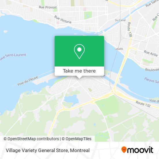 Village Variety General Store map