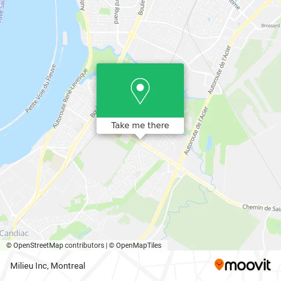 Milieu Inc map
