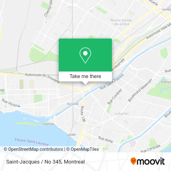 Saint-Jacques / No 345 map