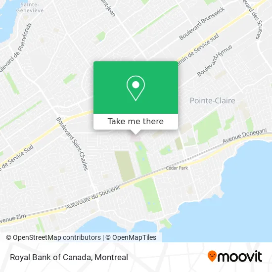 Royal Bank of Canada map