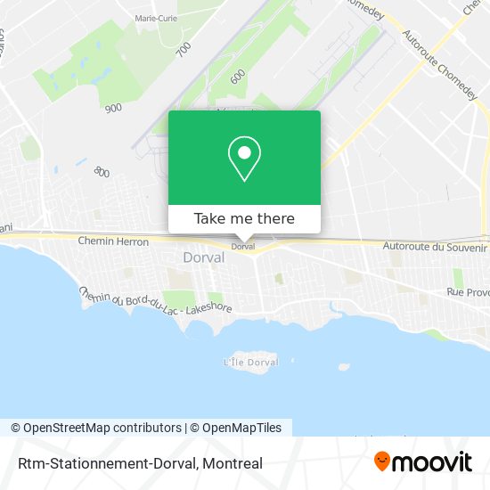 Rtm-Stationnement-Dorval map