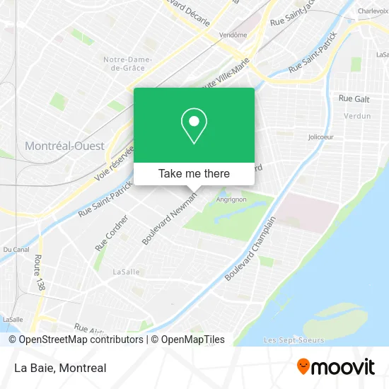 La Baie map