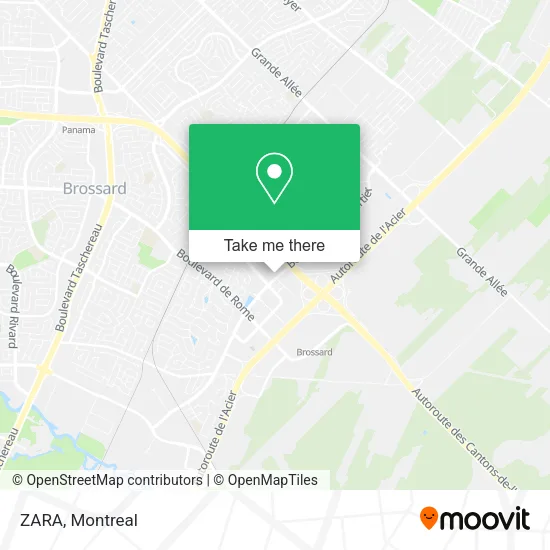 ZARA map