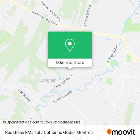 Rue Gilbert-Martel / Catherine Godin map