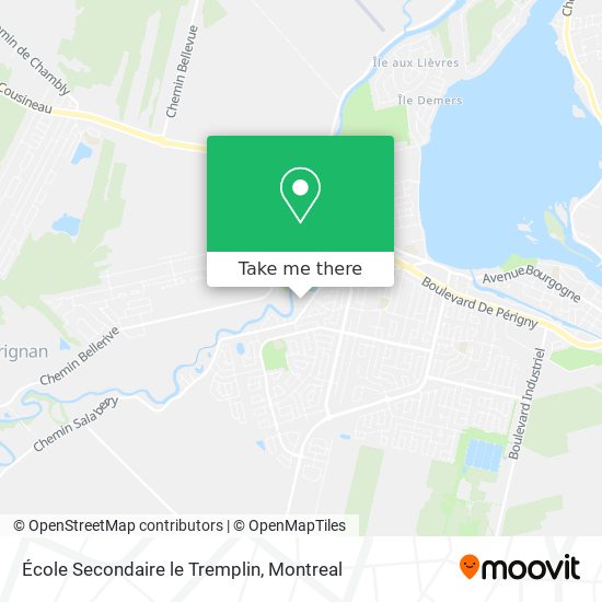 École Secondaire le Tremplin map