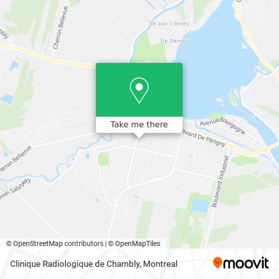 Clinique Radiologique de Chambly map