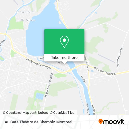 Au Café Théâtre de Chambly map