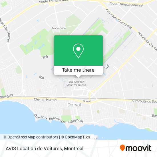 AVIS Location de Voitures map