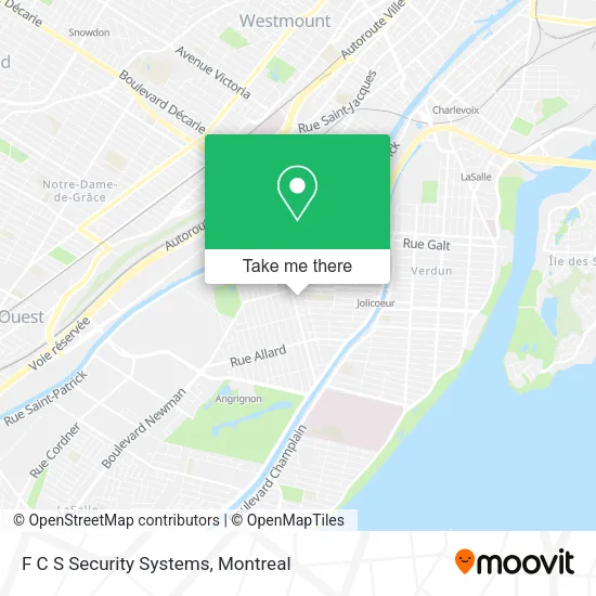 F C S Security Systems map
