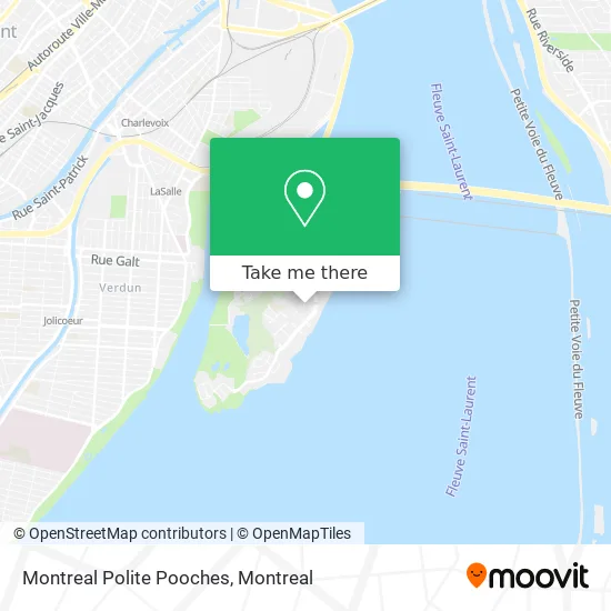 Montreal Polite Pooches map