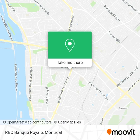 RBC Banque Royale map