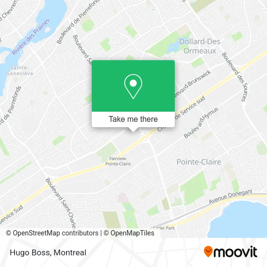 Hugo Boss map