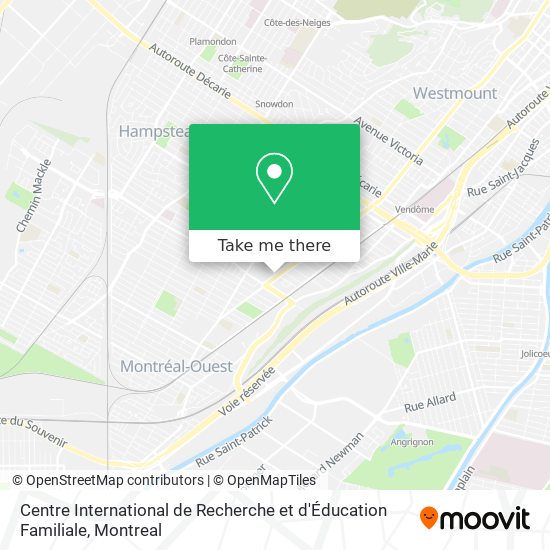 Centre International de Recherche et d'Éducation Familiale map