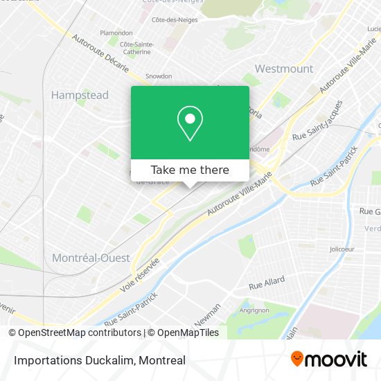 Importations Duckalim map