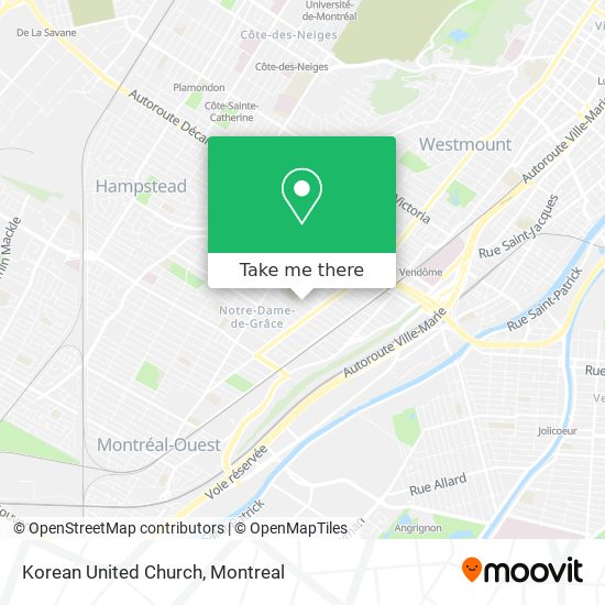 Korean United Church map