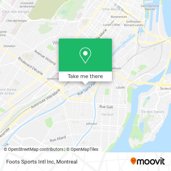 Foots Sports Intl Inc map