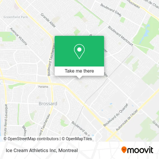 Ice Cream Athletics Inc map