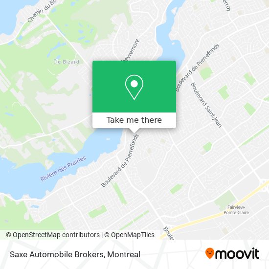 Saxe Automobile Brokers map