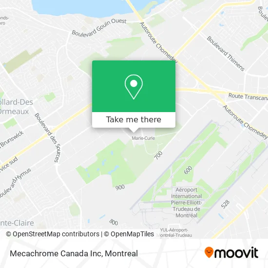 Mecachrome Canada Inc map